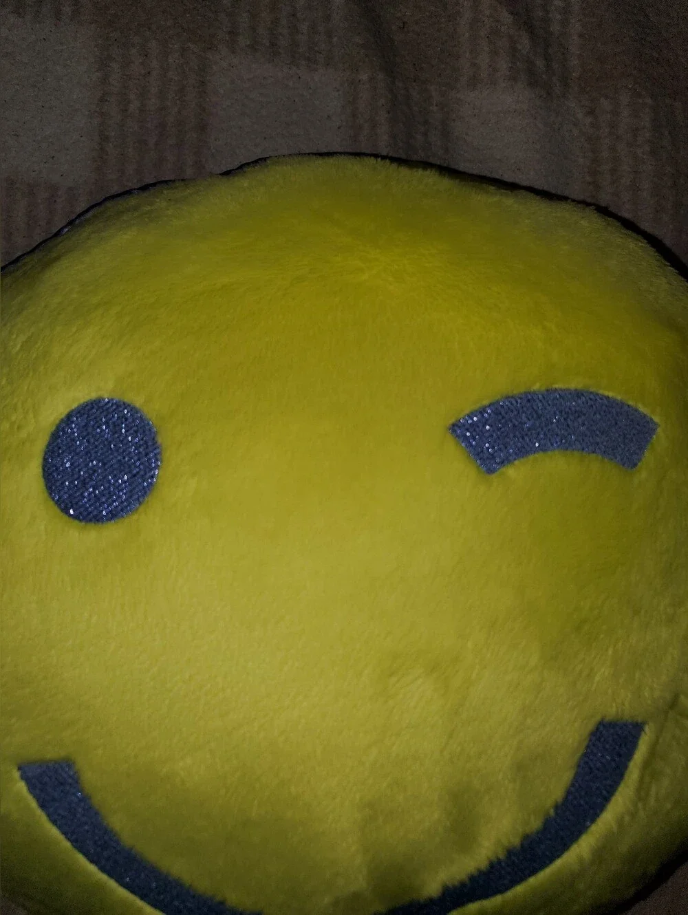Room Essentials Figural Winky Face Emoji Toss Pillow and Mug Matching Set